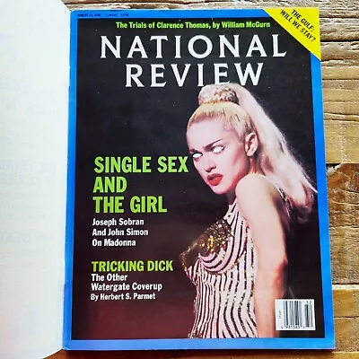 Madonna - Vintage NATIONAL REVIEW Magazine - New Condition - August 12 1991 • $18