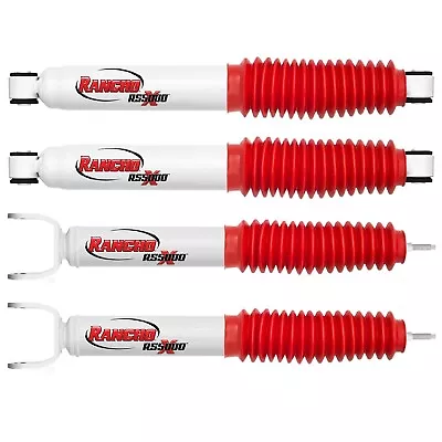 Rancho Front & Rear RS5000X Gas Shocks For 99-07 Chevrolet Silverado 1500 4WD • $250.70