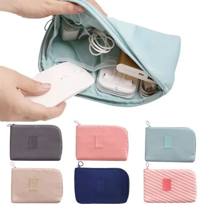 Electronic Organizer Wire Organizer Mobile Charger Holder Cable Storage Bag • £4.36