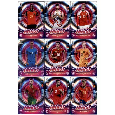 Topps Match Attax UEFA EURO 2024 Germany - All 9 Energy GM 1-9 • £9.48