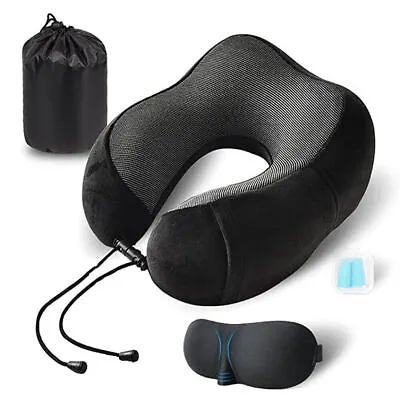 $18.89 • Buy U-shaped Neck Support Travel Pillow Rebound Pad Plane Headrest Support Sleeping