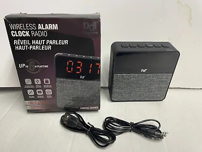 Wireless Alarm Clock Radio Speakerphone USB Multi Inputs Speaker LED Display • $17.99