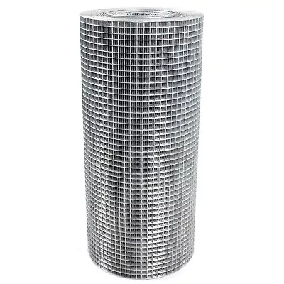 Welded Wire Mesh 1/2  X 1/2  X 15m 2 Widths Aviary Hutches Fencing Pet Run Coop • £39.99