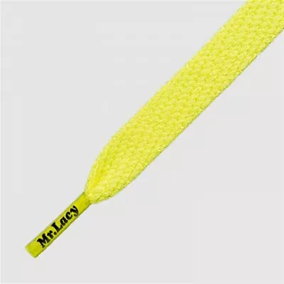 Shoelaces Flat Mid Yellow Mr Lacy Flatties High Quality Laces 130 Cm Long10 Mm • £9.48