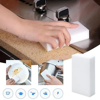 10/50/100PCS Magic Sponge Eraser Cleaning Multi-function Foam Melamine Cleaner • $8.89