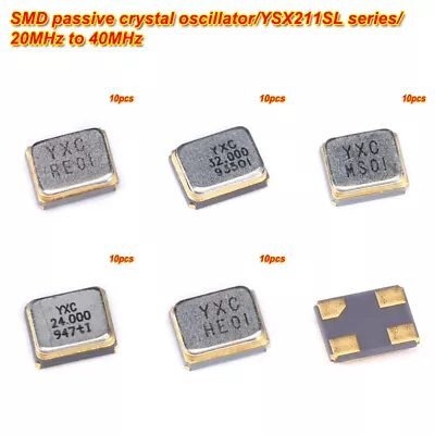 2016SMD YSX211SL Series/ 20MHz To 40MHz／passive Crystal Oscillator/10PPM 4p • $3.67