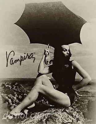 8X10 PUBLICITY PHOTO VAMPIRA Vintage Pin-Up Celebrities MAILA NURMI • $10.61