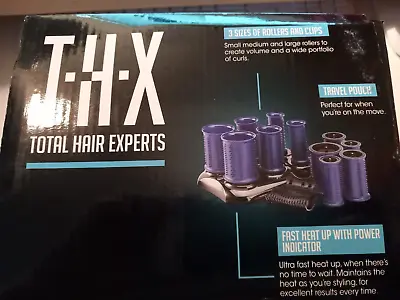 THX Total Hair Experts Roll With It Heated Rollers 12 Rollers Set Unused ST1206 • £24.99