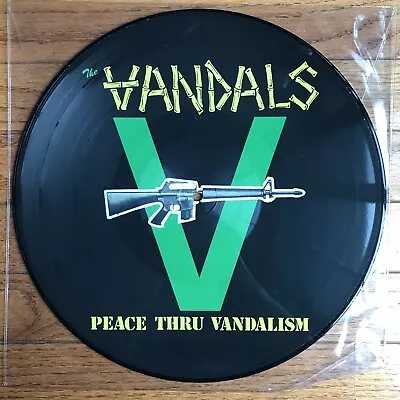 The Vandals Peace Thru Vandalism Vinyl EP Record 2009 PD G+ • $20