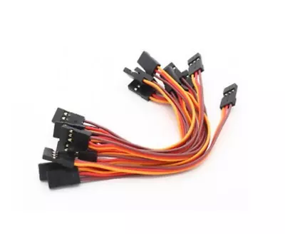 DJI Phantom 10CM Male To Male Servo Lead (JR) 26AWG 10 Pack • $11.95