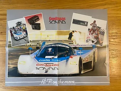 Goodmans Sound  Bardon DB1 1986  Le Mans Poster  A2 Size • £1