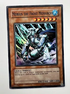 Yu-Gi-Oh! TCG - SOD-EN022 - Mobius The Frost Monarch - Super Rare Holo - NM/M • $15.99