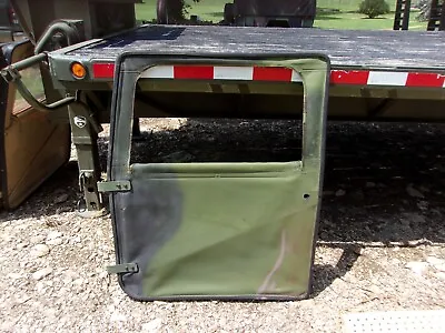 Military Surplus Hmmwv Driver  Door Camo M998 Truck- Bad Window + Zipper Us Army • $81.70
