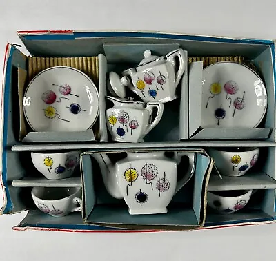 Vintage Childrens Ceramic Tea Set Made In Japan 11 Pieces • $11
