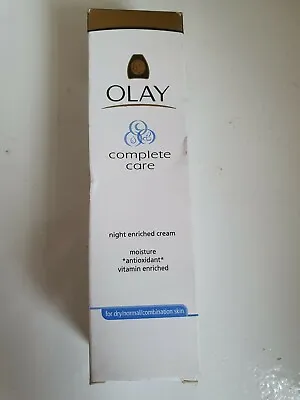 Olay Complete Care Daily Night Enriched Cream  For Dry/normal/ Combination Skin • £16.99