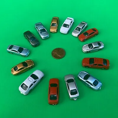 15 Pcs Assorted Automobiles Cars For Diorama Crafts 1:150 N Scale US Seller • $5.99