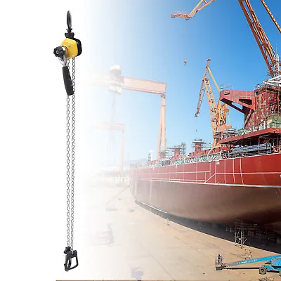 1/4T Mini Lever Block Chain Hoist Come Along Puller 550LB Capacity 10Ft Lift HOT • $46.55