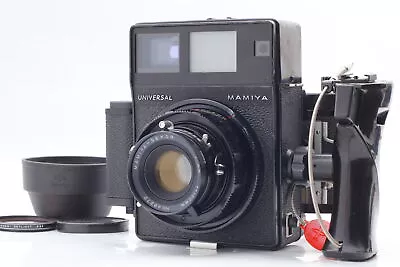 [Exc+5] Mamiya Universal Press 100mm F/3.5 Lens 6x9 Black Film Camera From JAPAN • $229.99