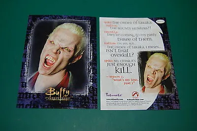 RARE Buffy SPIKE CARD James  Marsters Extremely GET It Autographed Inkworks PALZ • $1.49