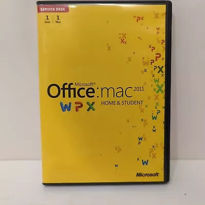 MS Microsoft Office:mac 2011 W P X Home And Student  • $32.77