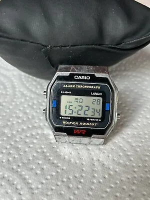 £0.99 • Buy Casio A163W Men’s Vintage LCD Digital Alarm Chrono Watch Head