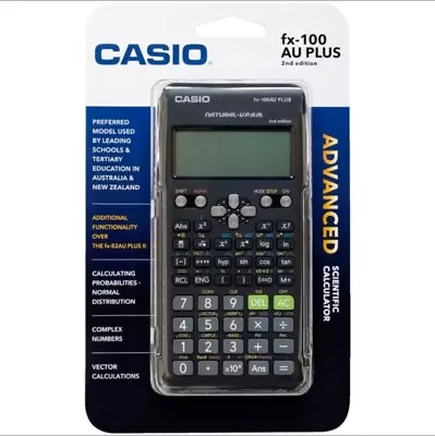 Casio FX-100AU PLUS 2nd Edition Scientific Calculator • $49.99