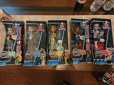 Monster High Dead Tired Lot Of Dolls Ghoulia Yelps Frankie Stein Etc.  • $300