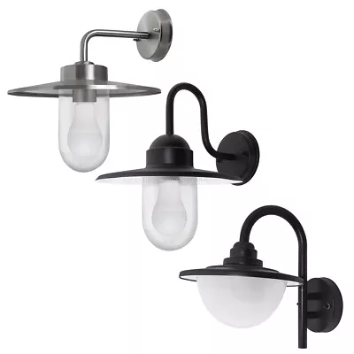 £22.99 • Buy LED Outdoor Stainless Steel Wall Light Lantern Down Light Vintage Shade Lamps 