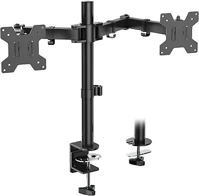 Dual Monitor Desk Mount Monitor Stand For 2 Monitors Up To 27Inch Dual Monitor • $36.88