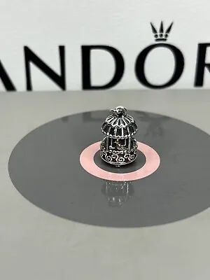 $1.88 • Buy Genuine Pandora Silver & Gold Moments RARE Birdcage Charm