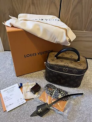 £1750 • Buy LOUIS VUITTON Vanity PM Monogram Reverse Top Handle Bag Case £2030