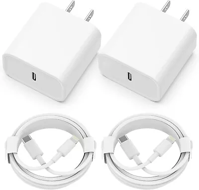 2-Pack Super Fast Charger Type C For IPhone 14 13 12 11 Pro Max Xs XR 8 7 6 Plus • $9.95