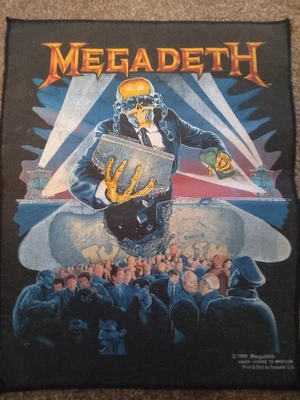 £120 • Buy Megadeth Back Patch