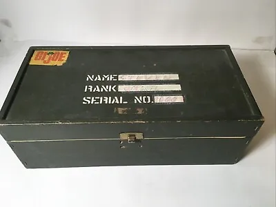 Vintage 1964 G I Joe Wooden Trunk Foot Locker • $16.95