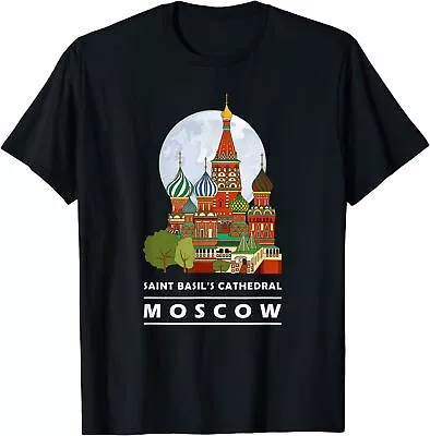 NEW LIMITED Russia Moscow Basil Cathedral Gift T-Shirt • $23.74