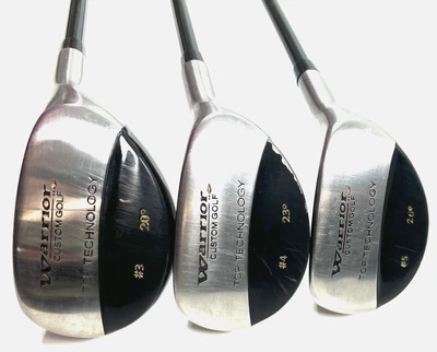 $69.99 • Buy Warrior Custom Golf TCP Tech Hybrid Set 3H, 4H, 5H Warrior Tour 3.1 Graphite RH
