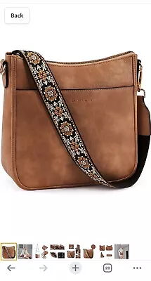 BOSTANTEN Crossbody Bags For Women Trendy Vegan Leather Hobo Purses A01-brown • $16