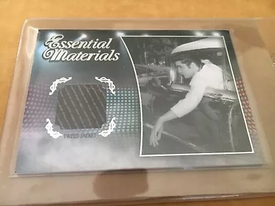 Elvis Presley 2012 Press Pass Essential Materials TWEED JACKET SWATCH/RELIC EM-5 • $51.55