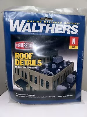 WALTHERS CORNERSTONE #933-3286 Roof Details N Scale Model Kit NEW! • $10