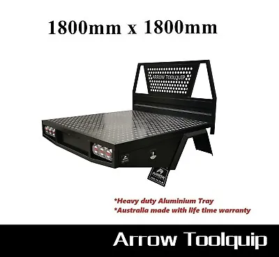 $3900 • Buy 1800 X 1800 Heavy Duty Aluminium Dual Cab Ute Tray Canopy Toolbox Ute Tray