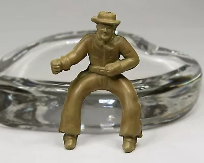 Marx Mounted Cowboy 60mm Figure Vintage Western Ranch Cowboys Set • $7.76