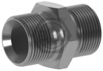 BSP Hydraulic Adaptor Male/Male  Nipple Hydraulic Coupling Connector • £2.99