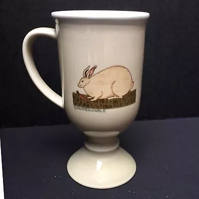 WARREN KIMBLE Otagiri FAT RABBIT Mug Folk Art Stoneware Japan Collectible • $15