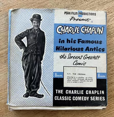 Charlie Chaplin - The Fireman 8mm Film - Arrow Films • £8