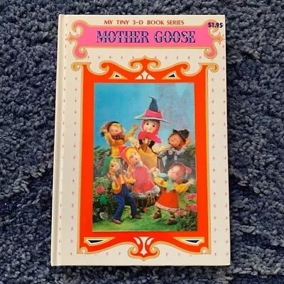 My Tiny 3-D Book Series  Mother Goose  3D Picture Front Vintage Rose Art Studios • $7