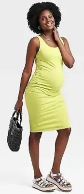 NEW Essential Sleeveless Bodycon Maternity Dress Isabel Maternity By Ingrid Sz L • $14.99