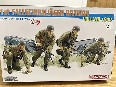 £18 • Buy FALLSCHIRMJAGER Dragon 1/35 1st FALLSCHIRMJAGER DIVISION Holland 1940 (Gen2)