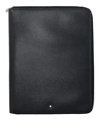 Montblanc Sartorial Notepad Holder Black Calf-skin Leather • $282