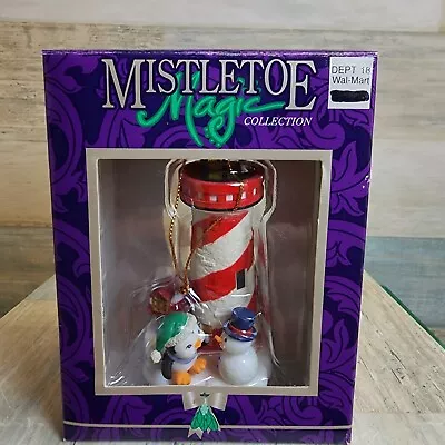 Mistletoe Magic Collection Snowman And Lighthouse Ornament • $10