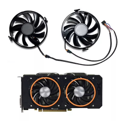 Graphics Card Cooling Fan For XFX R9 370 380 380X R7 370 360 QICK FDC10U12S9-C • $24.18